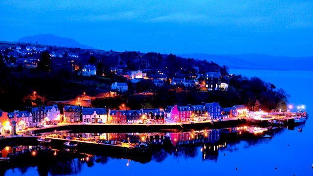 Evening lights in Tobermory