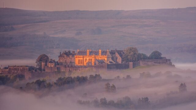 Atmospheric shot of Stirling Castle in the mist by Stuart