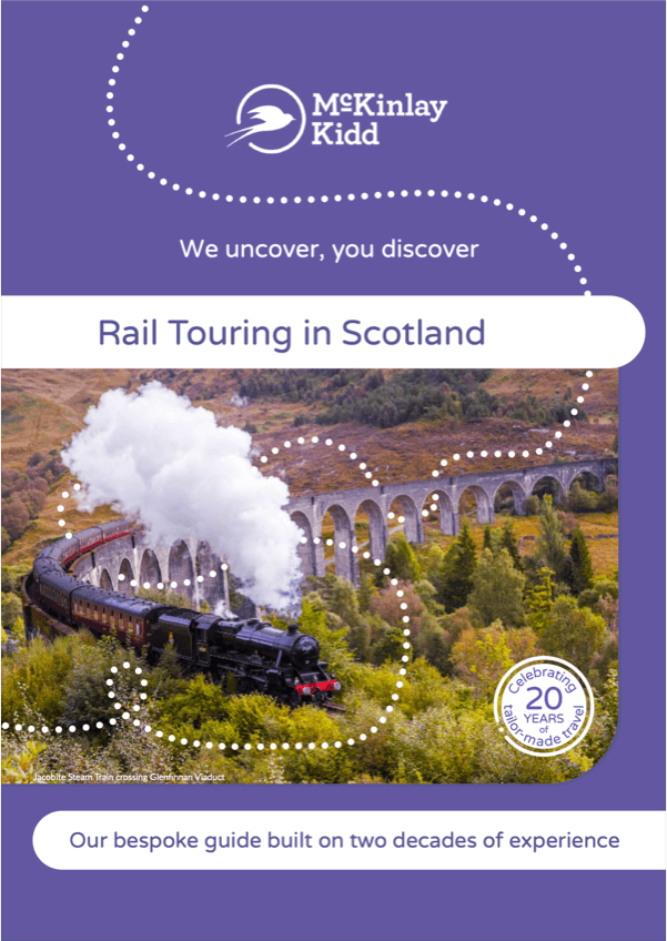 Download the McKinlay Kidd 'Rail Touring in Scotland' Guide