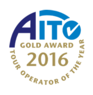AITO Tour Operator of The Year 2016 - Gold Award