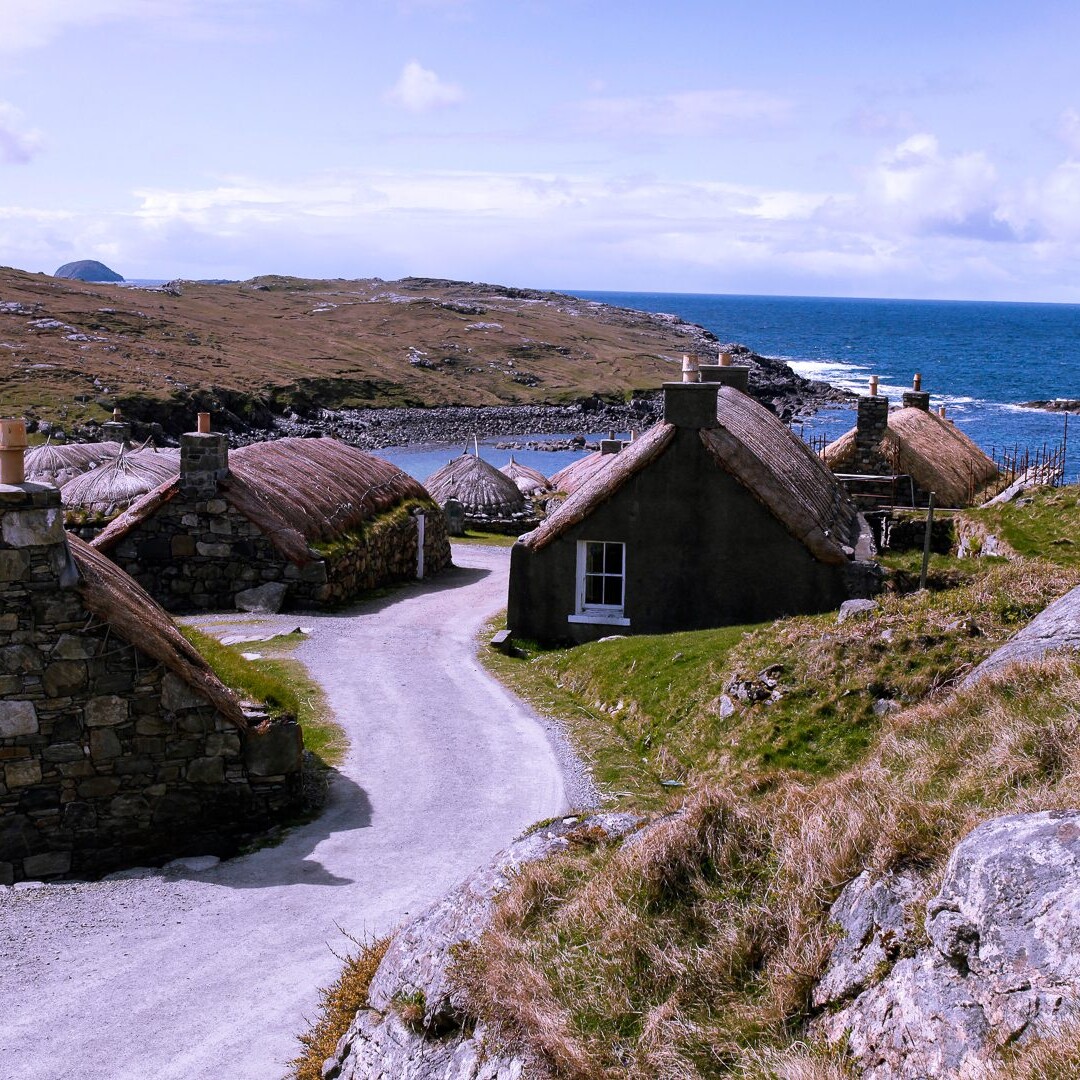 Gearrannan Blackhouses, Isle of Lewis, Scotland