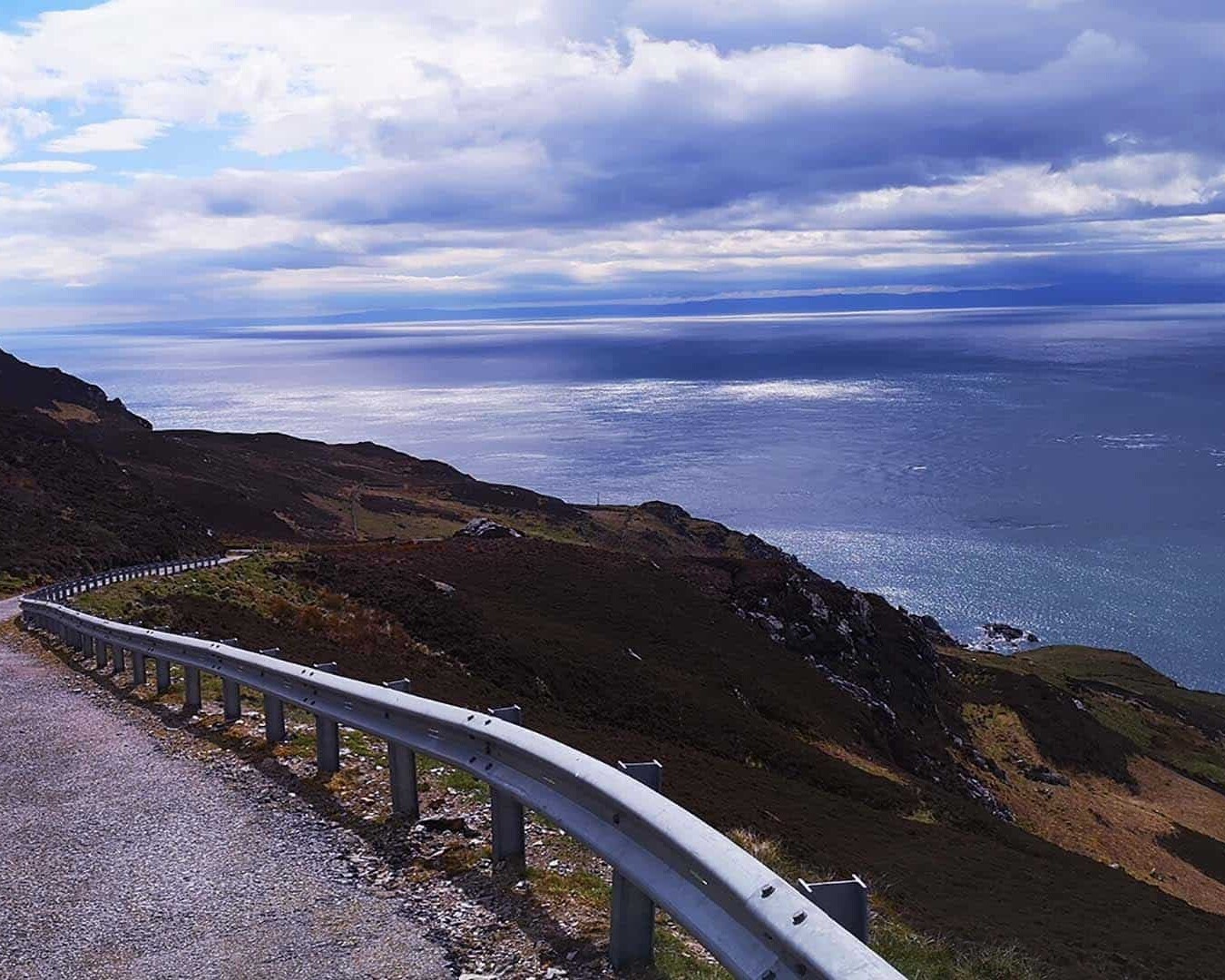 Road leading to Mull of Kintyre
