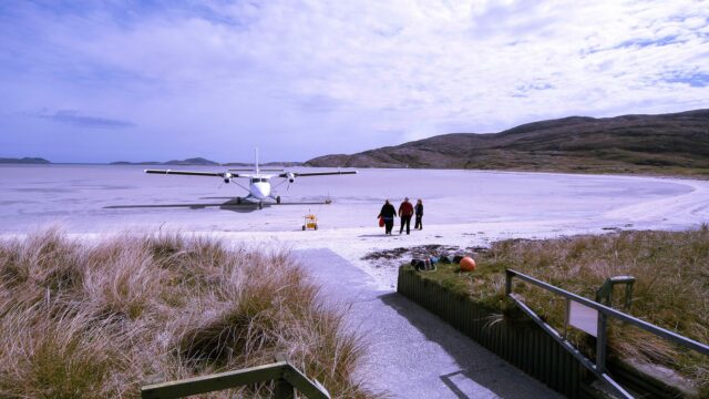 Land on the sand on Barra