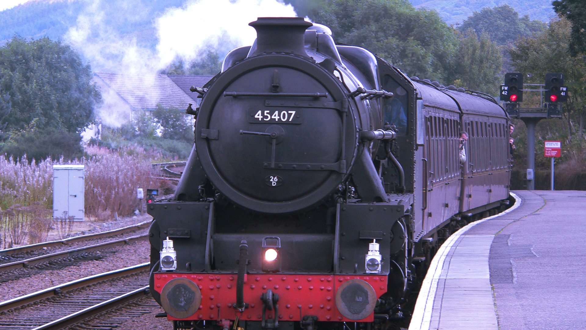 The famous Jacobite Steam Train