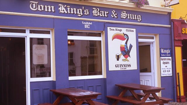 One of Clifden's several bars