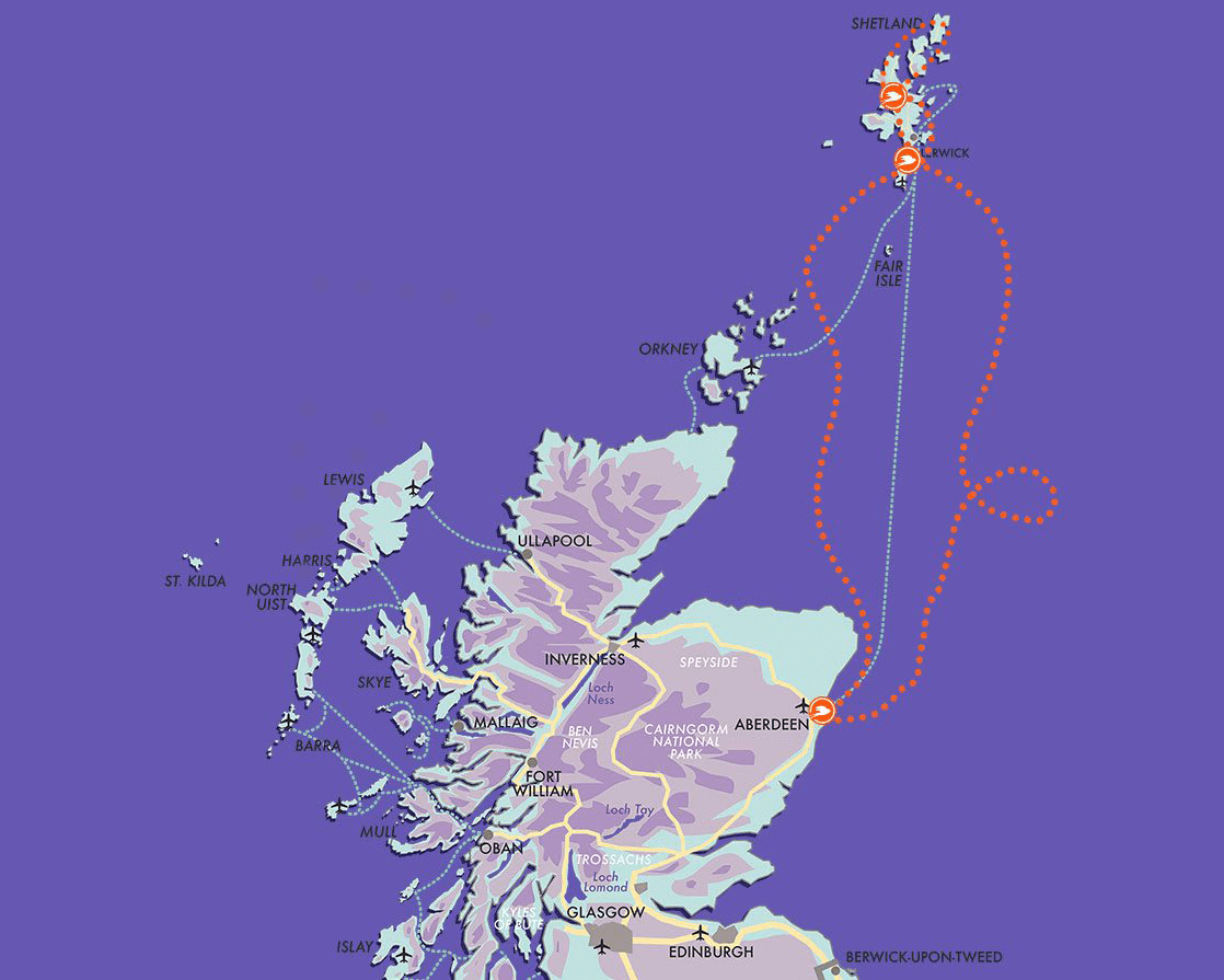 See Shetland Differently map