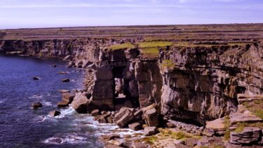 Dramatic views of the islands' limestone sea cliffs