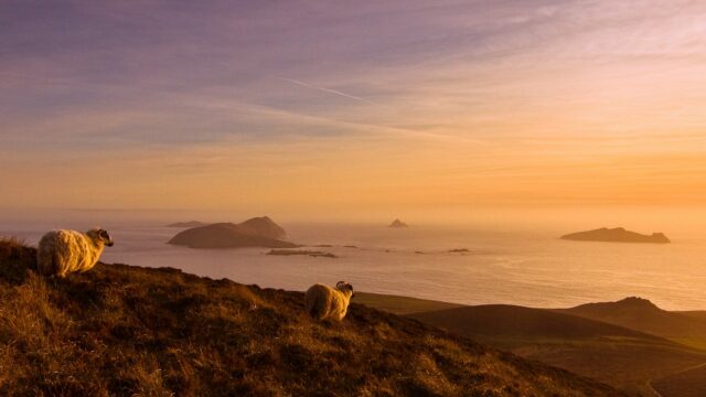 Sunset over Kerry