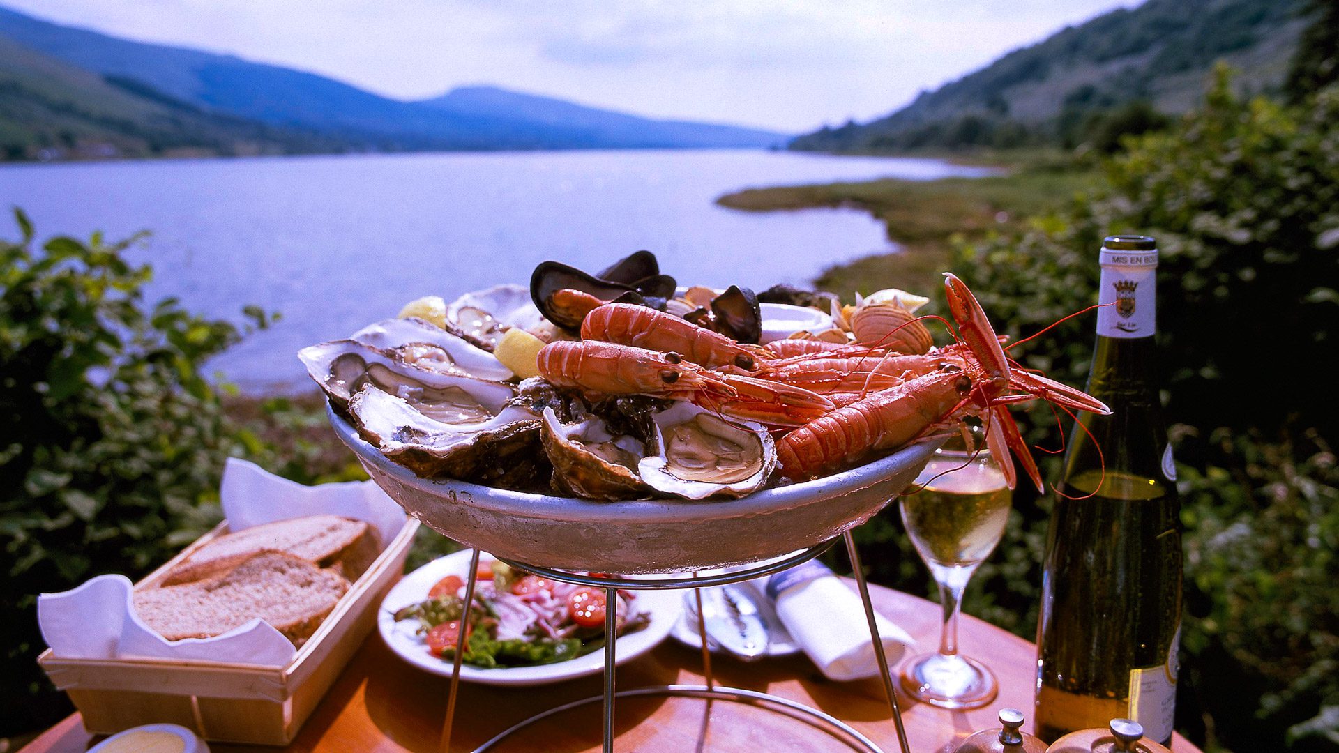 Why not indulge in some fresh seafood overlooking Loch Fyne?