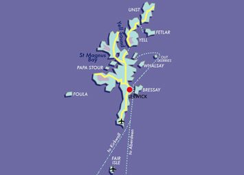 Map Shetland