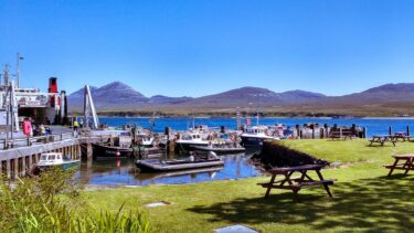 Port Askaig, Islay, with views of Jura