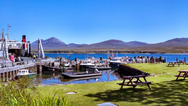 Port Askaig, Islay, with views of Jura
