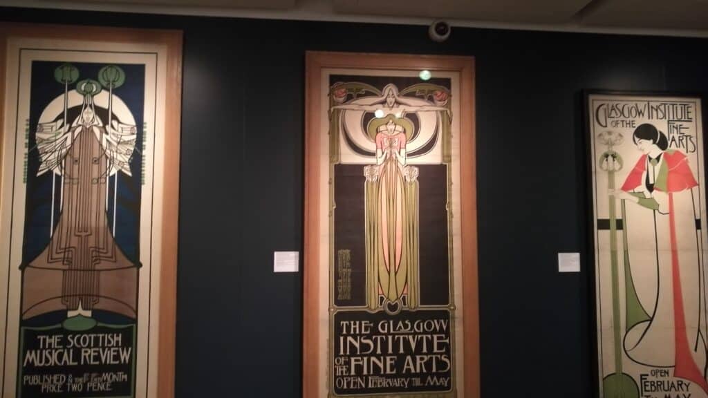 One of the many exhibits in Kelvingrove Museum