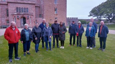 A McKinlay Kidd group at Castle of Mey, Caithness