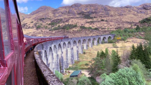 Cross the Glenfinnan Viaduct on the Harry Potter Stream Train