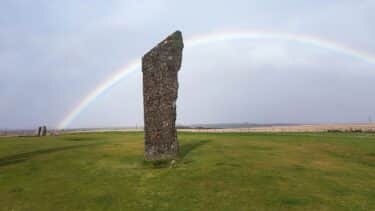 Rainbow over the Standing Stones of Stenness