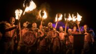Up Helly Aa fire show, Shetland, Scotland