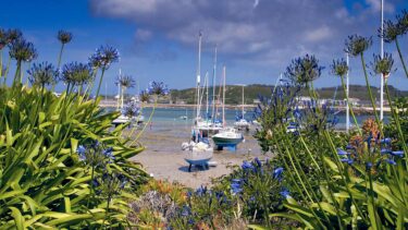 Yachts on the Beach, Isles of Scilly.