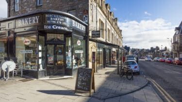 The High Street in Pitlochry