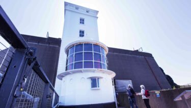 The upside down lighthouse on Rathlin Island in Northern Island