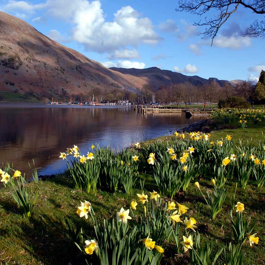 The Ullswater Steamer in the Lake District