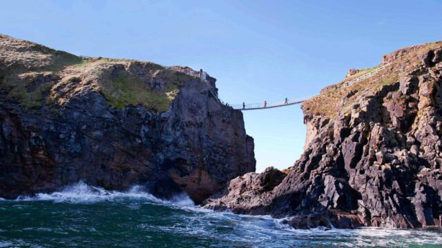Carrick a Rede Rope Bridge in Ballintoy, Northern Ireland.