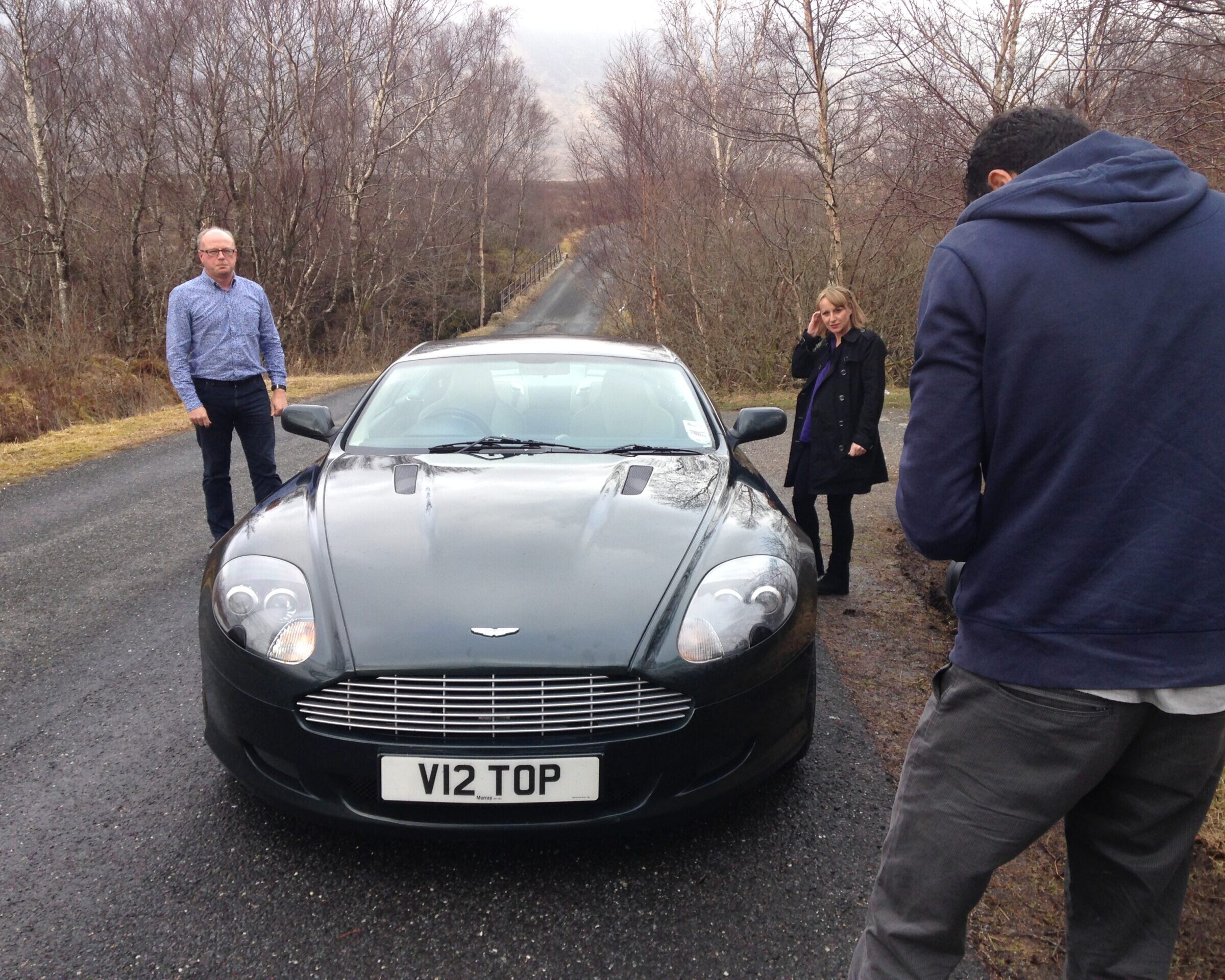 BBC Aston Martin with Robert Kidd in 2014