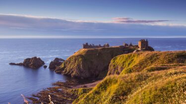 Dunnottar Castle, located near Stonehaven, Aberdeenshire