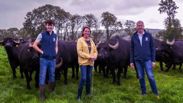 The Macroom family at Macroom Buffalo Farm in Co. Cork, Ireland