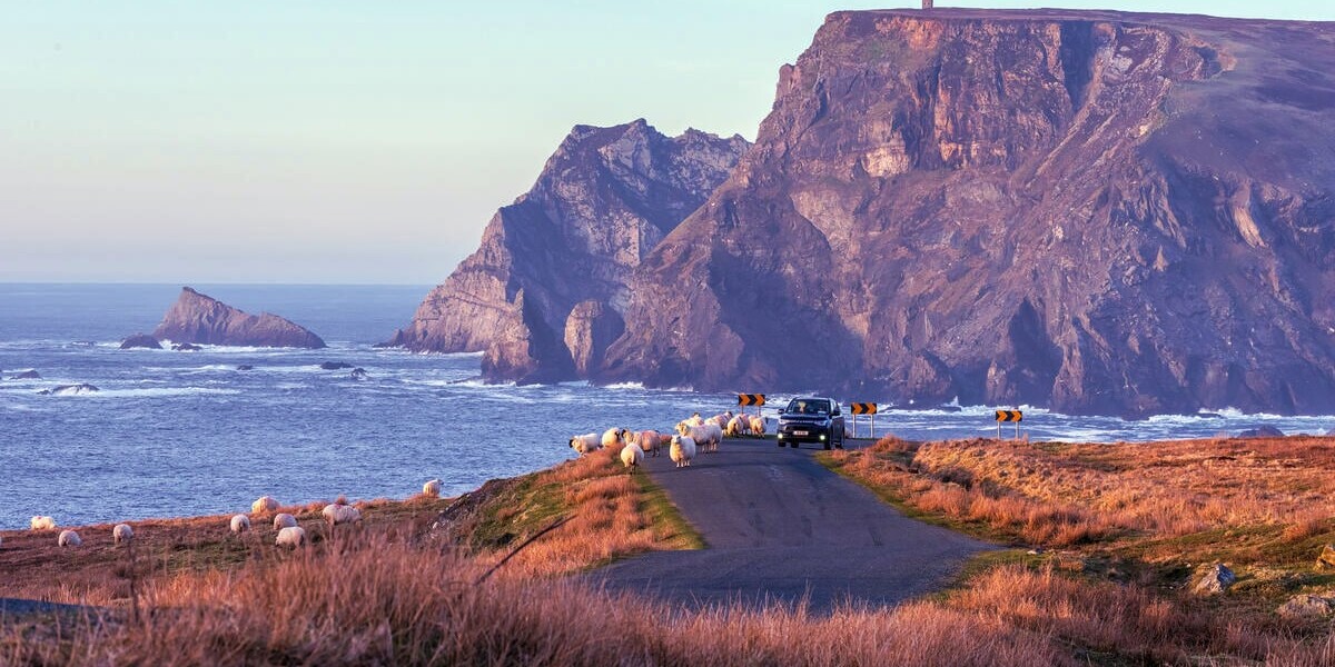 Glencolmcille cliffs, Glen Head, Co Donegal