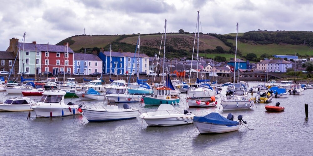 Aberaeron harbour, Wales
