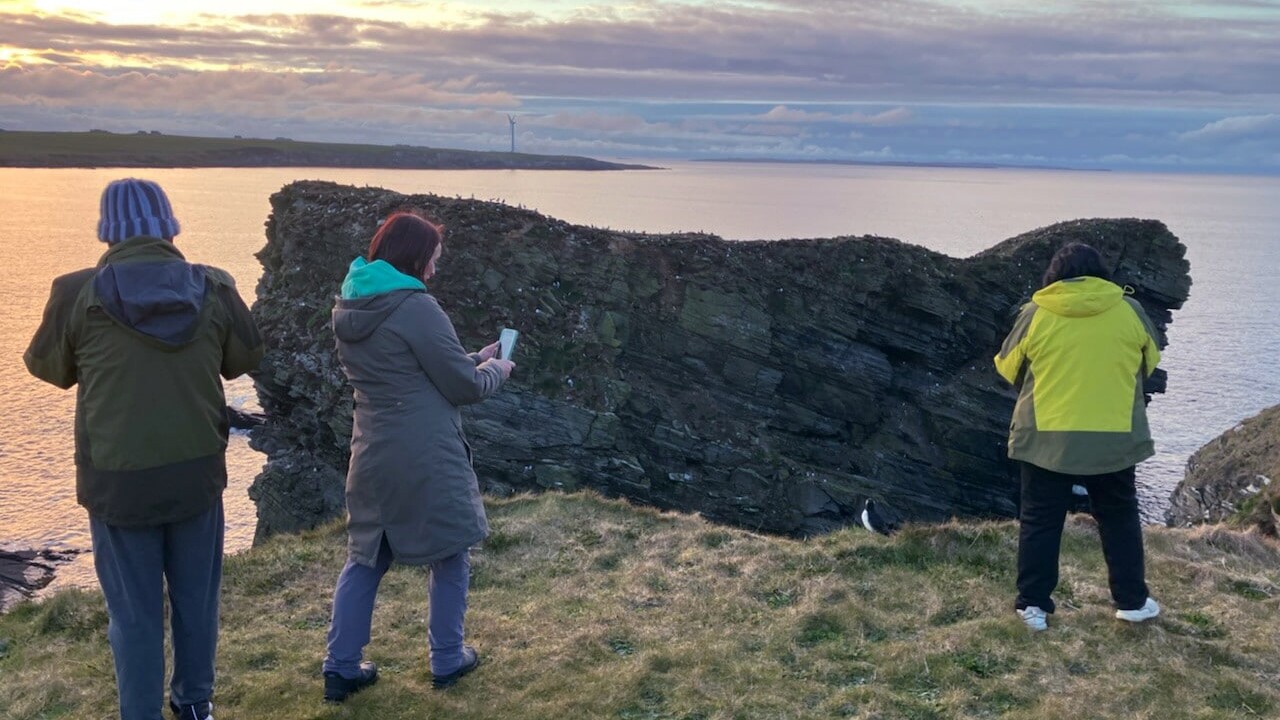 A guided tour on the Isle of Westray, Orkney