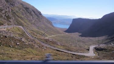 Mountain scenery at the Bealach na Bà mountain pass, North Coast 500